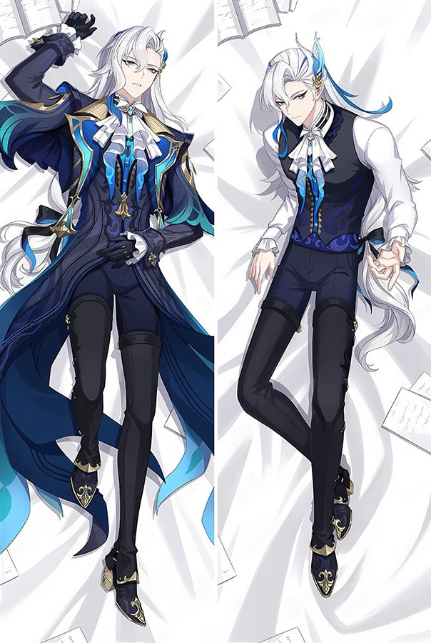 Dakimakura Neuvillette Cappotto Blu Navy e Gilet