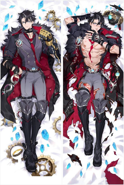 Dakimakura Wriothesley Camicia Aperta e Strappata