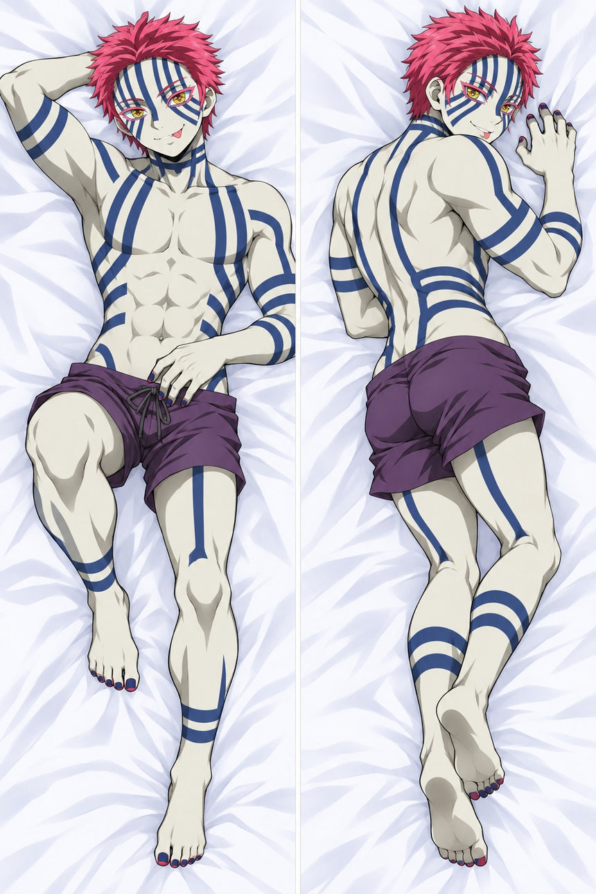 Akaza Purple Swim Shorts Body Pillow