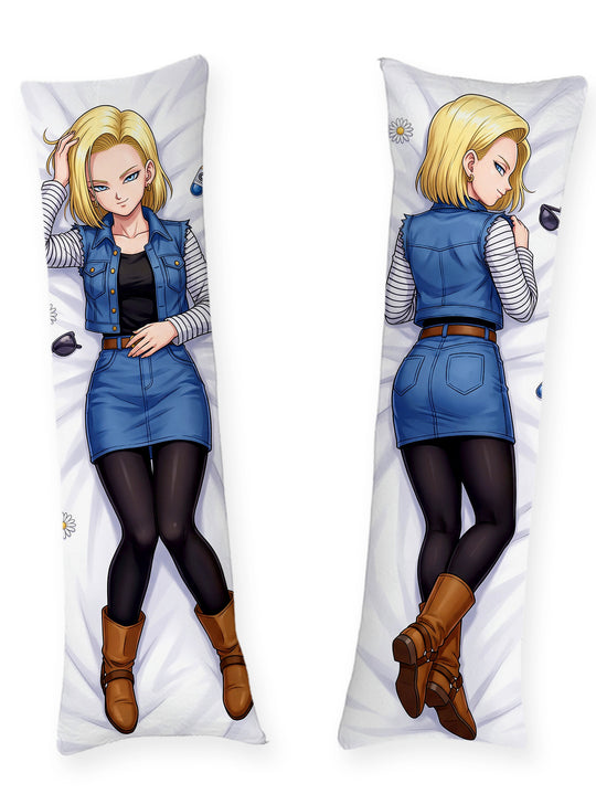 Dakimakura Android 18 Cell Games Gilet di Jeans