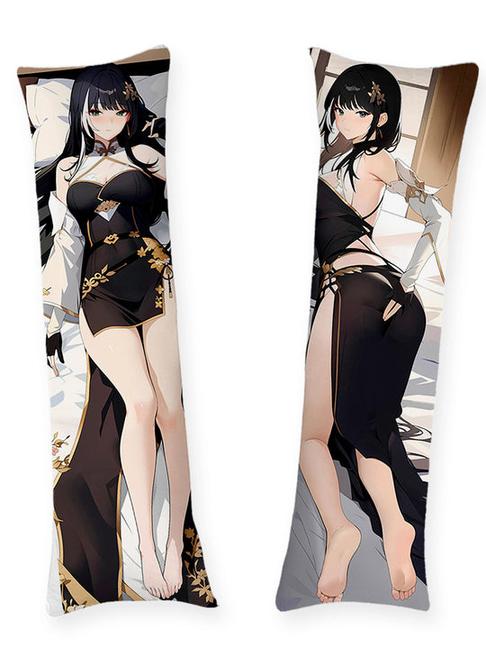 Dakimakura Baizhi Qipao Nero