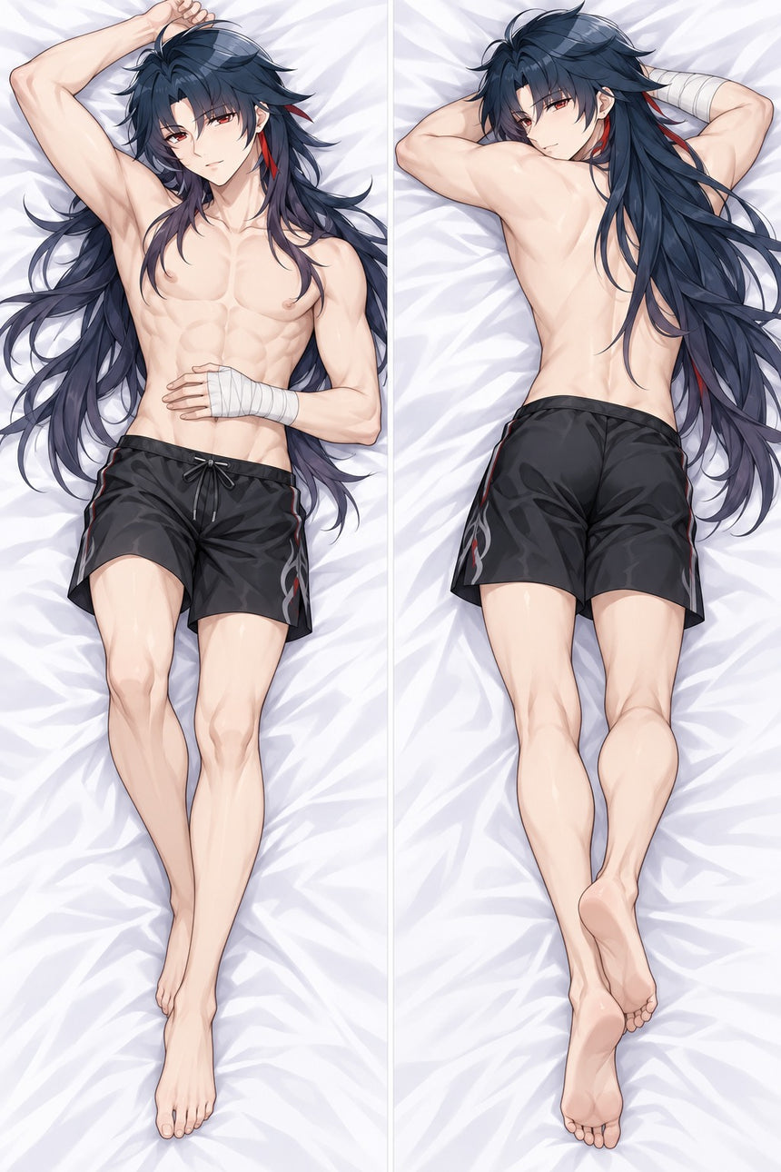 Blade Black Swim Shorts Body Pillow