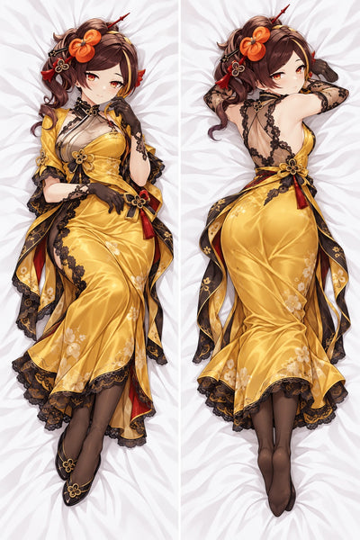 Dakimakura Chiori Abito in Seta Dorata