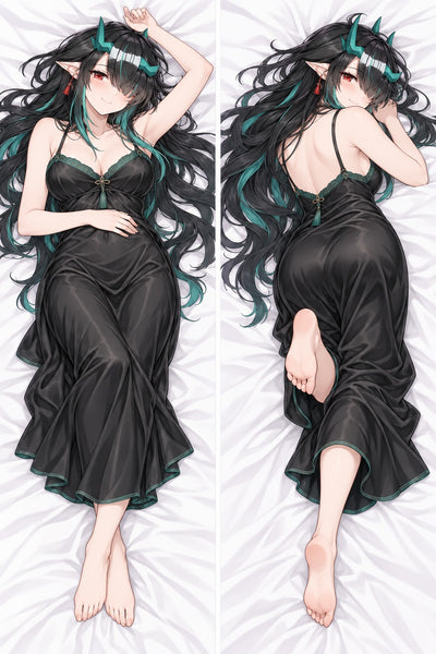 Dakimakura Dusk Camicia da Notte Inchiostro