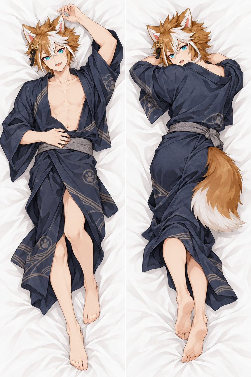 Gorou Navy Yukata Body Pillow