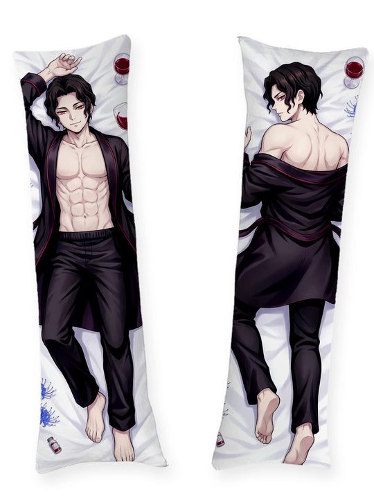 Dakimakura Muzan Vestaglia di Raso Nera da Sera