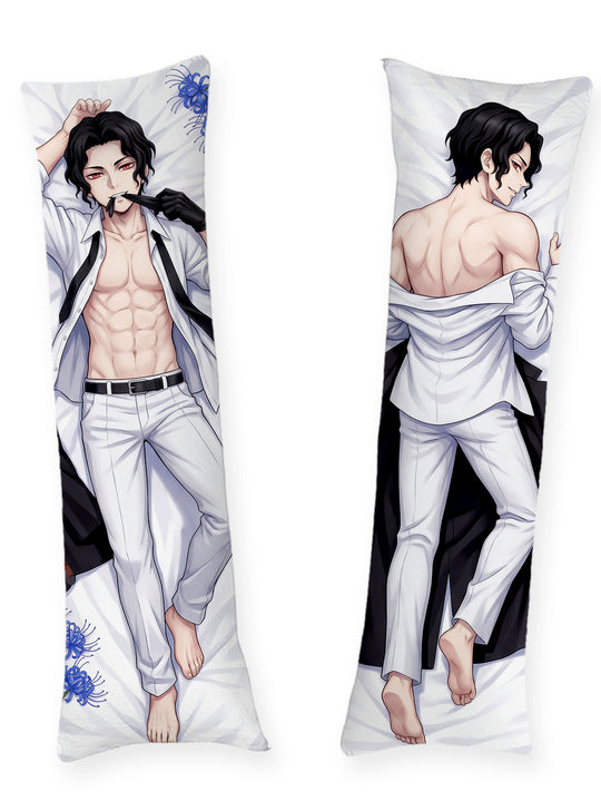 Dakimakura Muzan Completo Bianco con Cravatta Allentata
