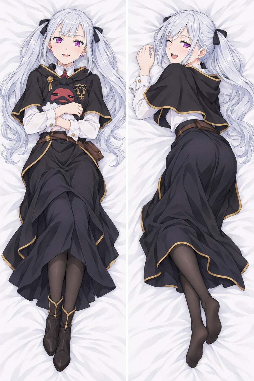 Noelle Black Bull Robe Body Pillow