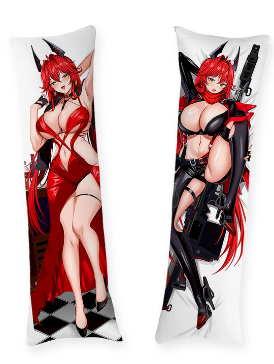 Dakimakura Red Hood Nikke Vestito Rosso con Spalline