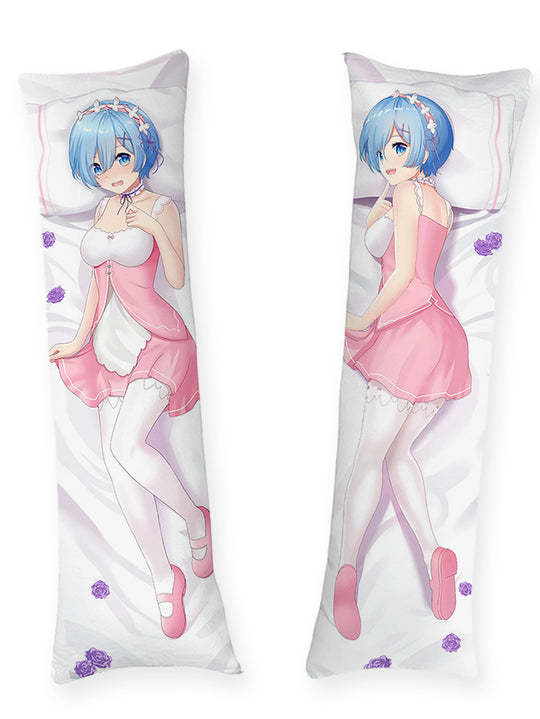 Dakimakura Rem Camicia da Notte Rosa