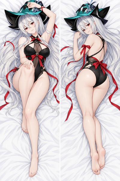 Dakimakura Skadi Costume da Bagno Nero