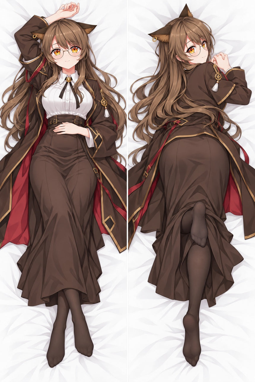 Skyfire Scholar Coat Body Pillow