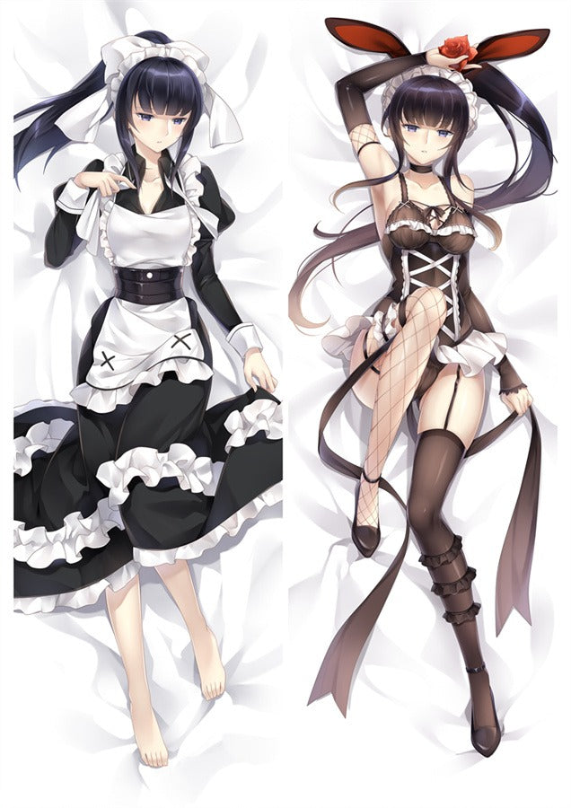 Dakimakura Narberal Gamma Cameriera e Lingerie Nera