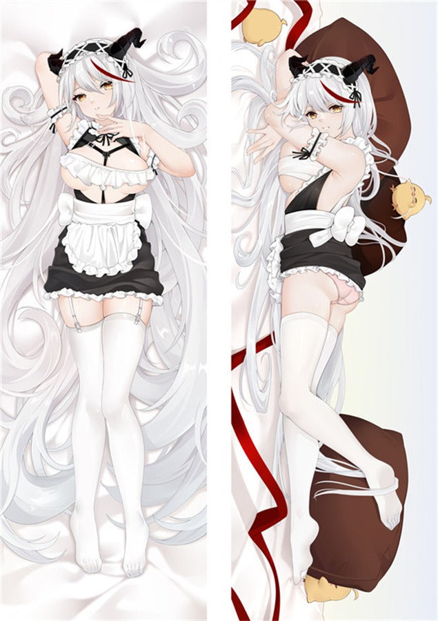Dakimakura Aegir Outfit da Cameriera e Calze Bianche