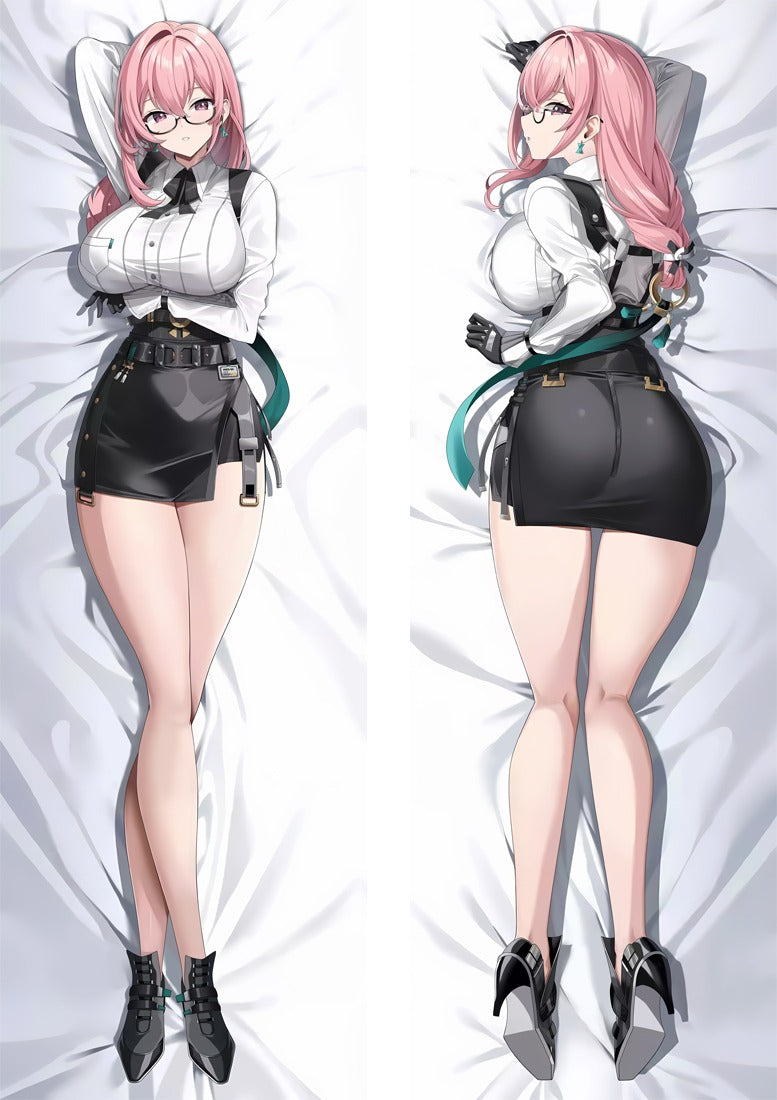 Dakimakura Tsukishiro Yanagi Camicia Bianca e Gonna a Tubino