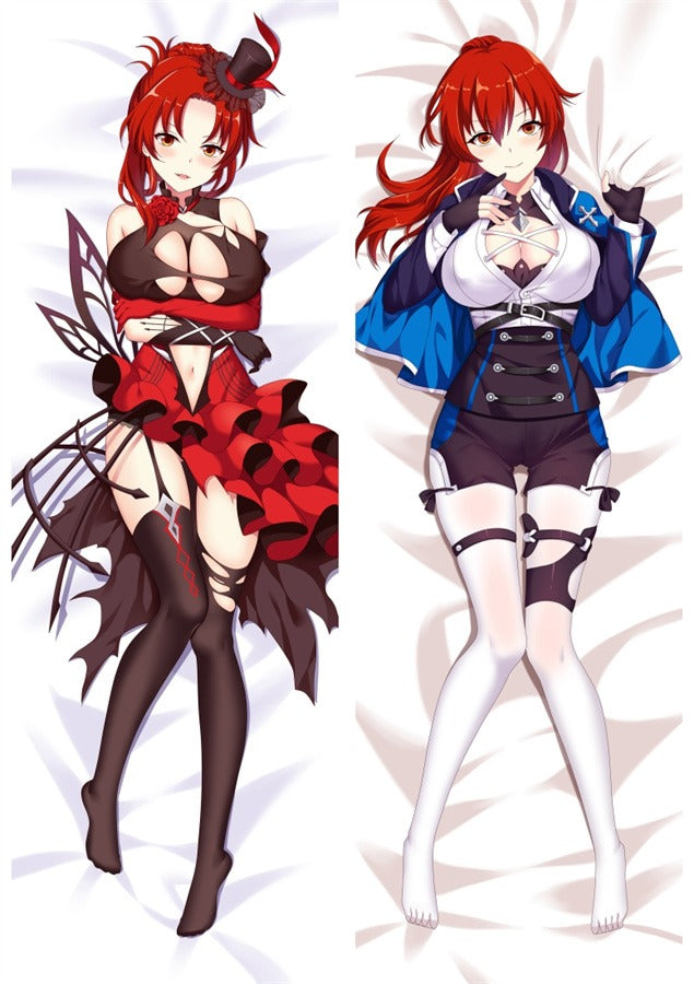 Dakimakura Himeko Murata Abito Cremisi e Giacca Blu