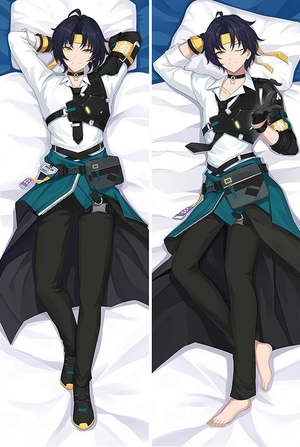 Dakimakura Asaba Harumasa Cappotto Verde Acqua