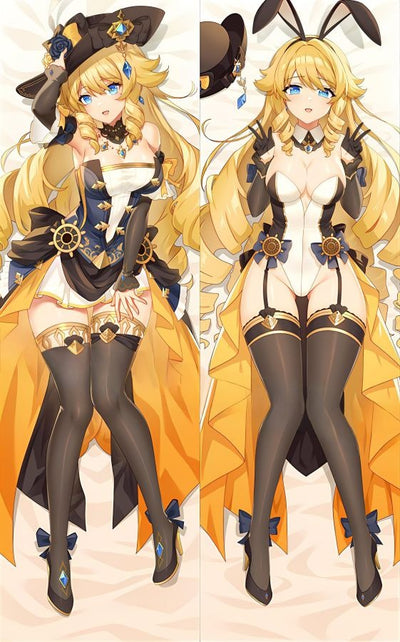 Dakimakura Navia Body Bianco e Orecchie da Coniglio
