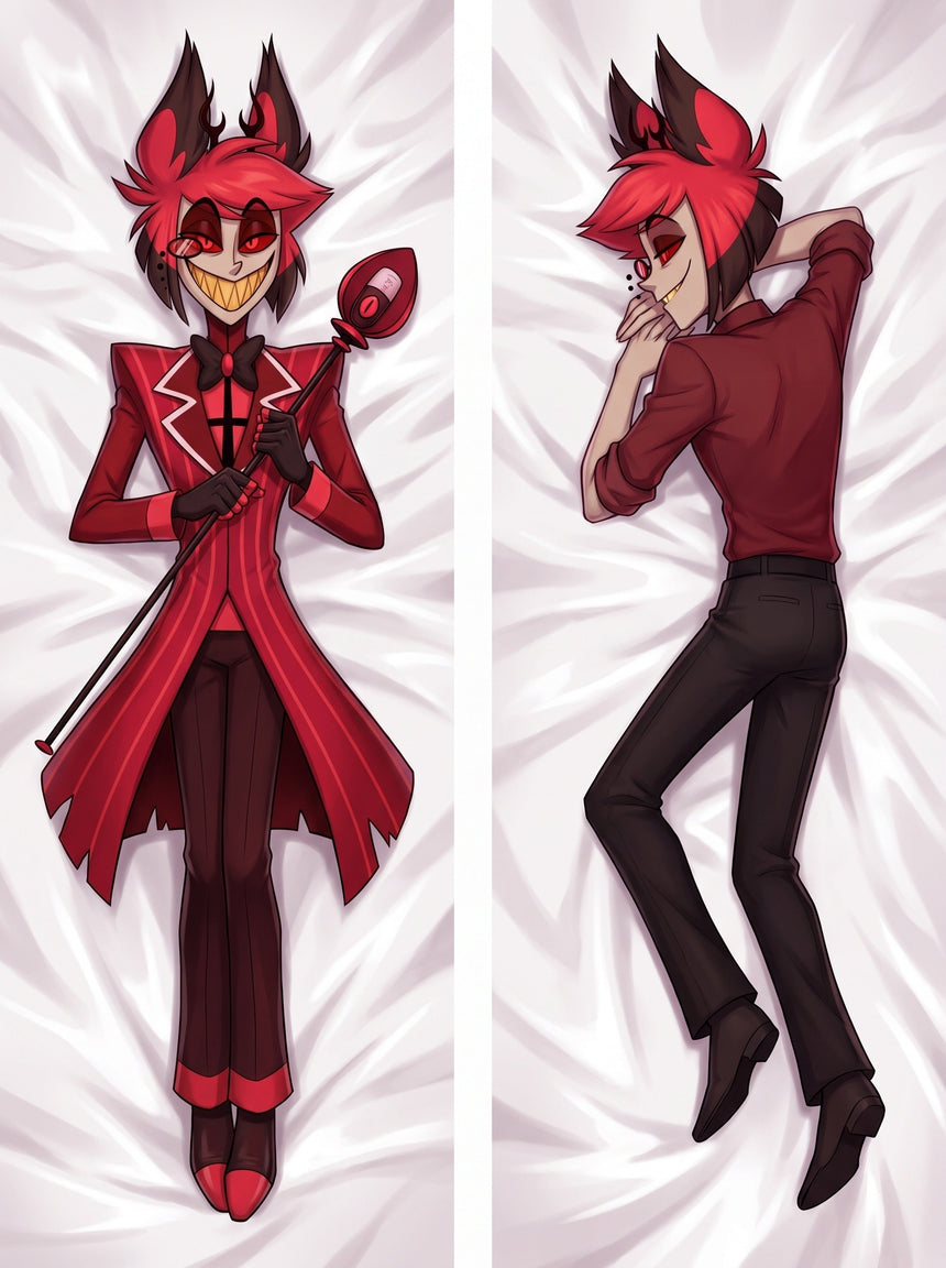 Dakimakura Alastor Completo Gessato Rosso