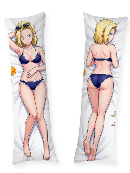 Dakimakura Android 18 Bikini Blu Navy Pin Up