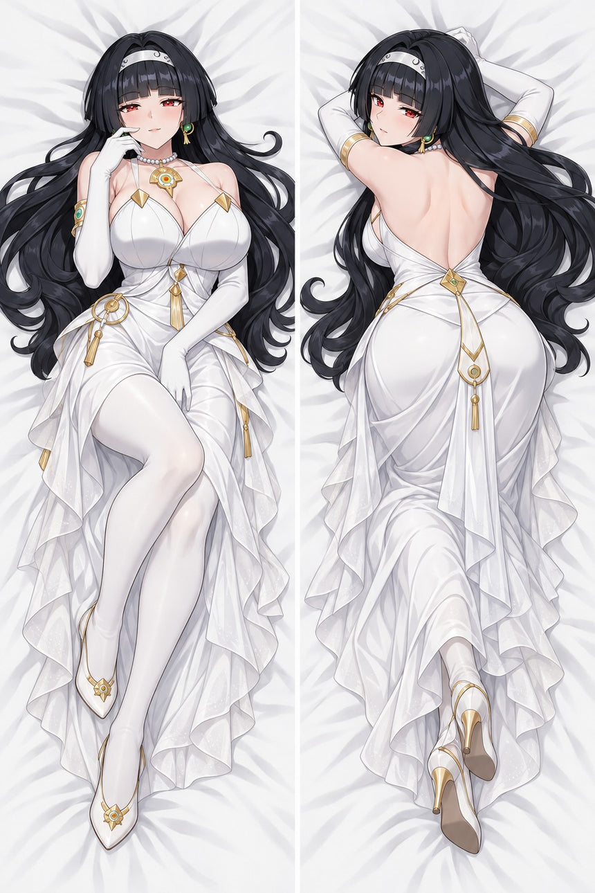 Astra Yao White Stage Gown Body Pillow