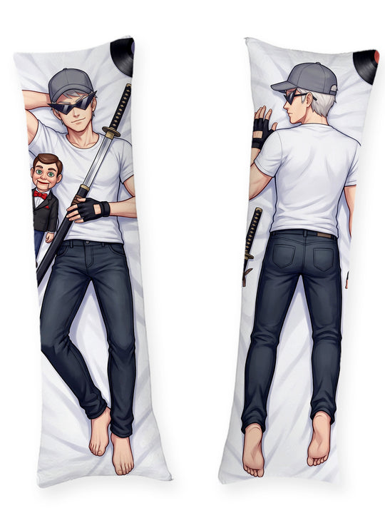 Dakimakura Bro Strider Strife sul Tetto con Katana