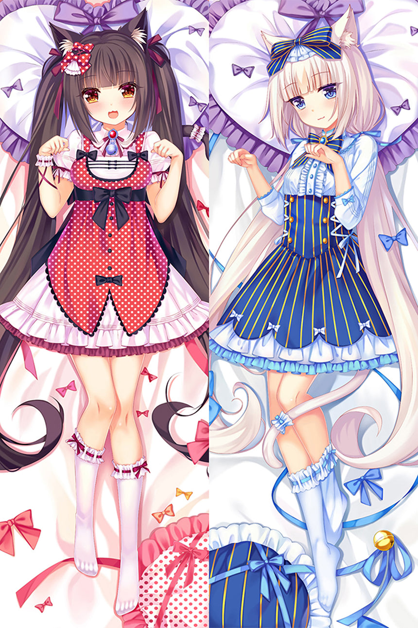 Dakimakura Chocola e Vanilla Vestiti con Fiocco