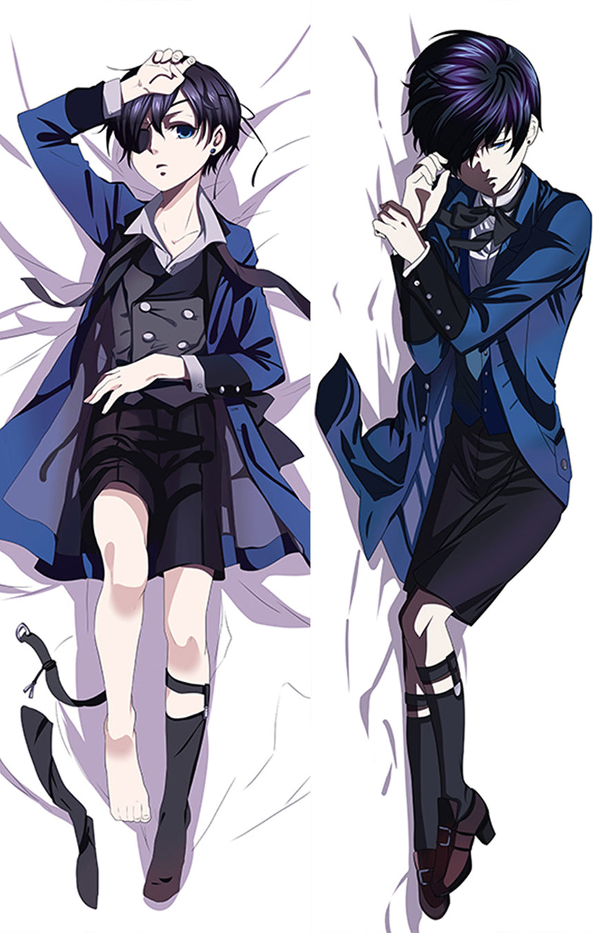 Dakimakura Ciel Phantomhive Cappotto Blu