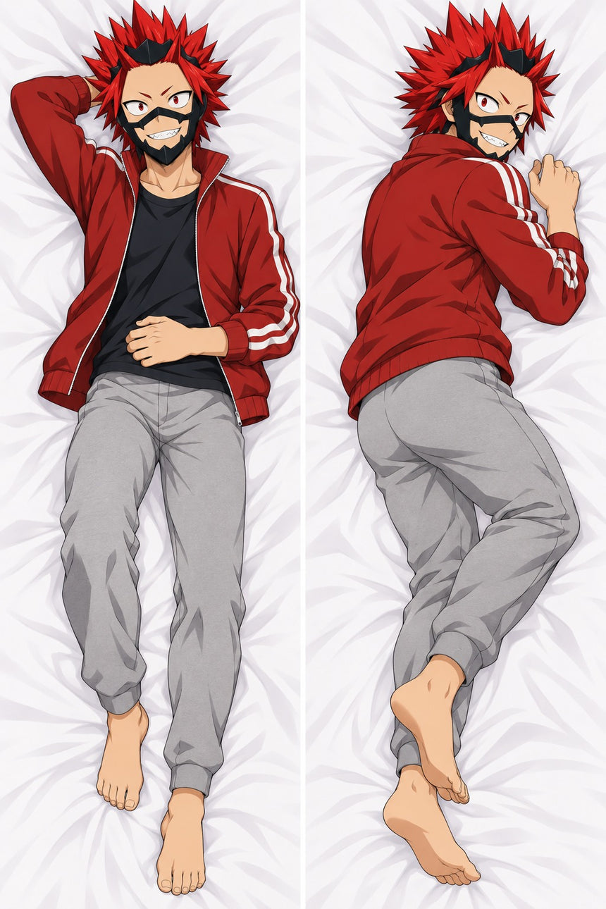 Eijiro Kirishima Red Track Jacket Body Pillow