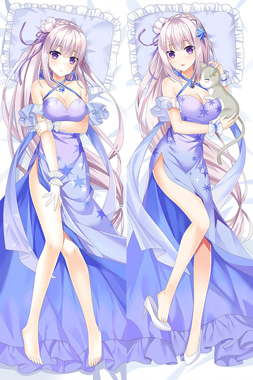 Dakimakura Emilia Abito Lungo Blu
