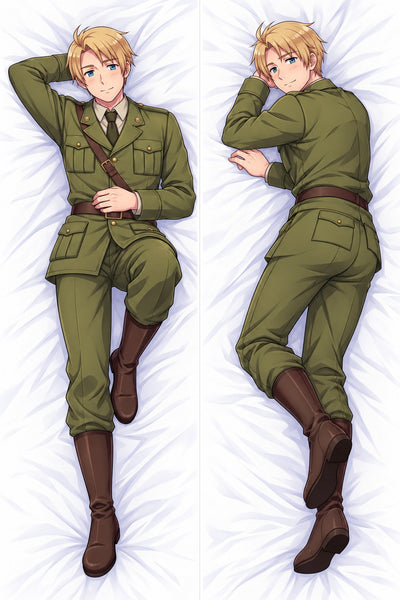 Dakimakura England Uniforme Verde