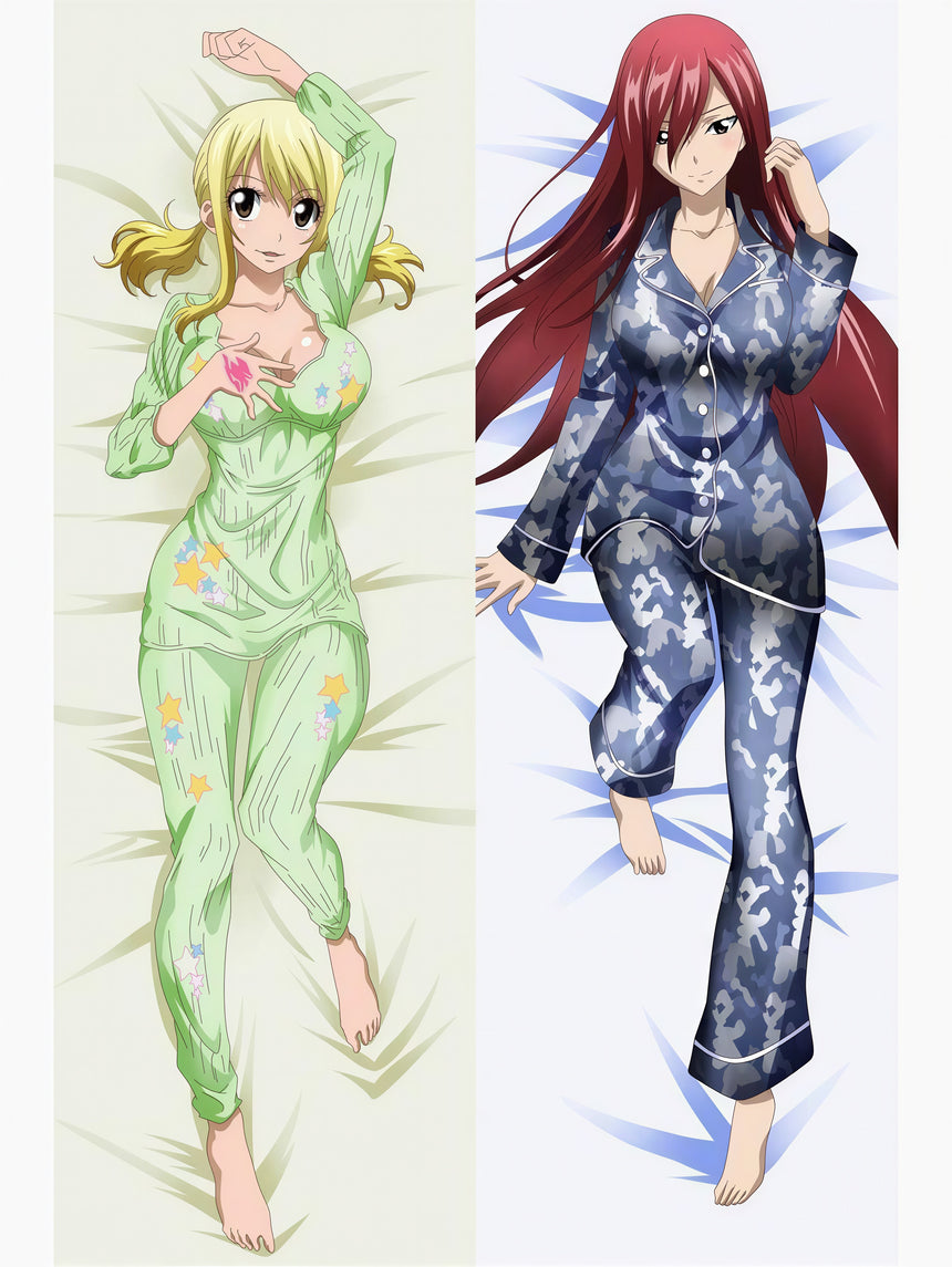 Dakimakura Erza e Lucy in Pigiama 2