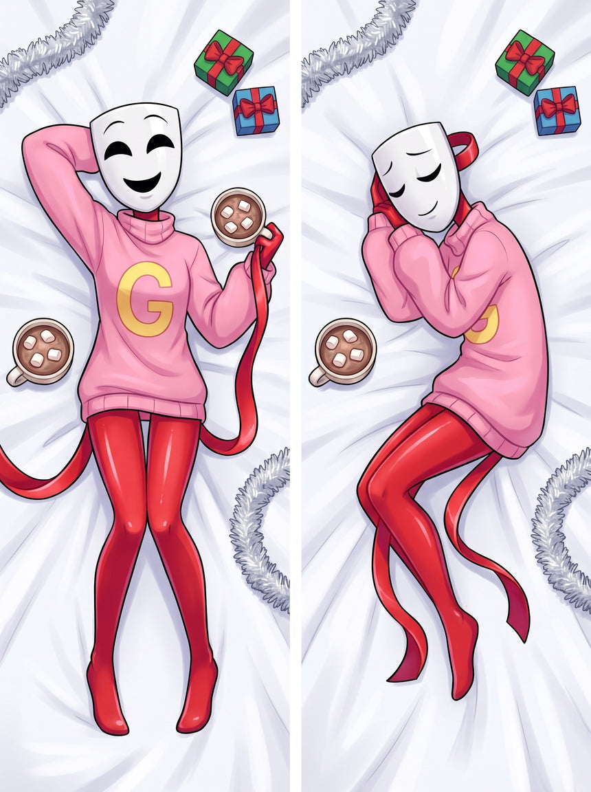 Dakimakura Gangle Maglione Natalizio Rosa