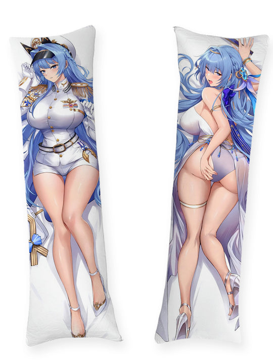 Dakimakura Helm Uniforme da Capitano e Costume da Bagno Bianco