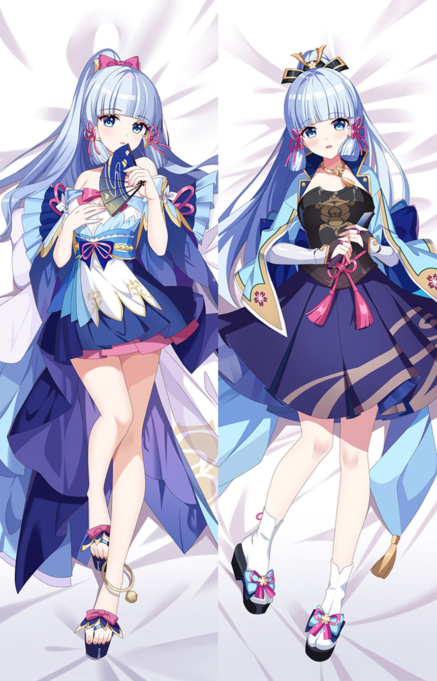 Dakimakura Kamisato Ayaka Kimono Blu