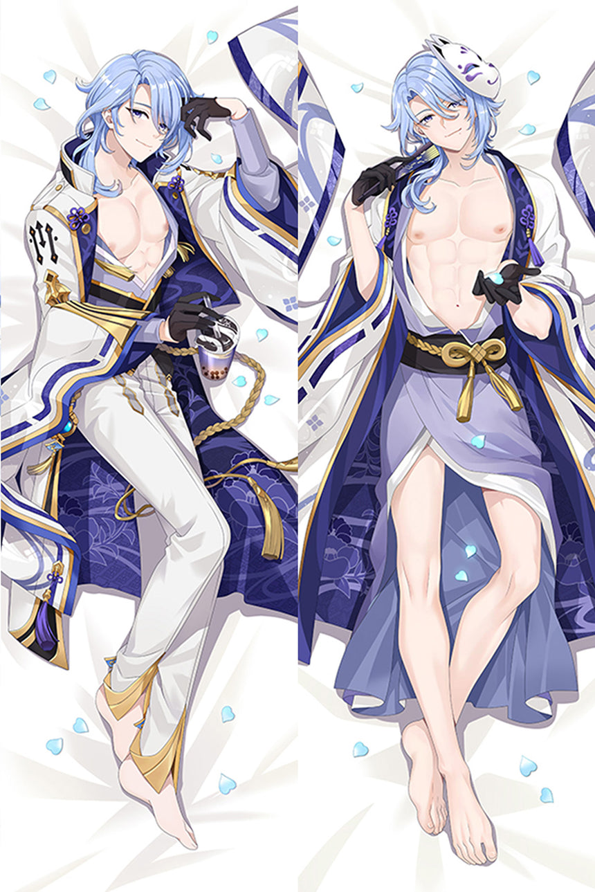 Dakimakura Kamisato Ayato Veste Aperta