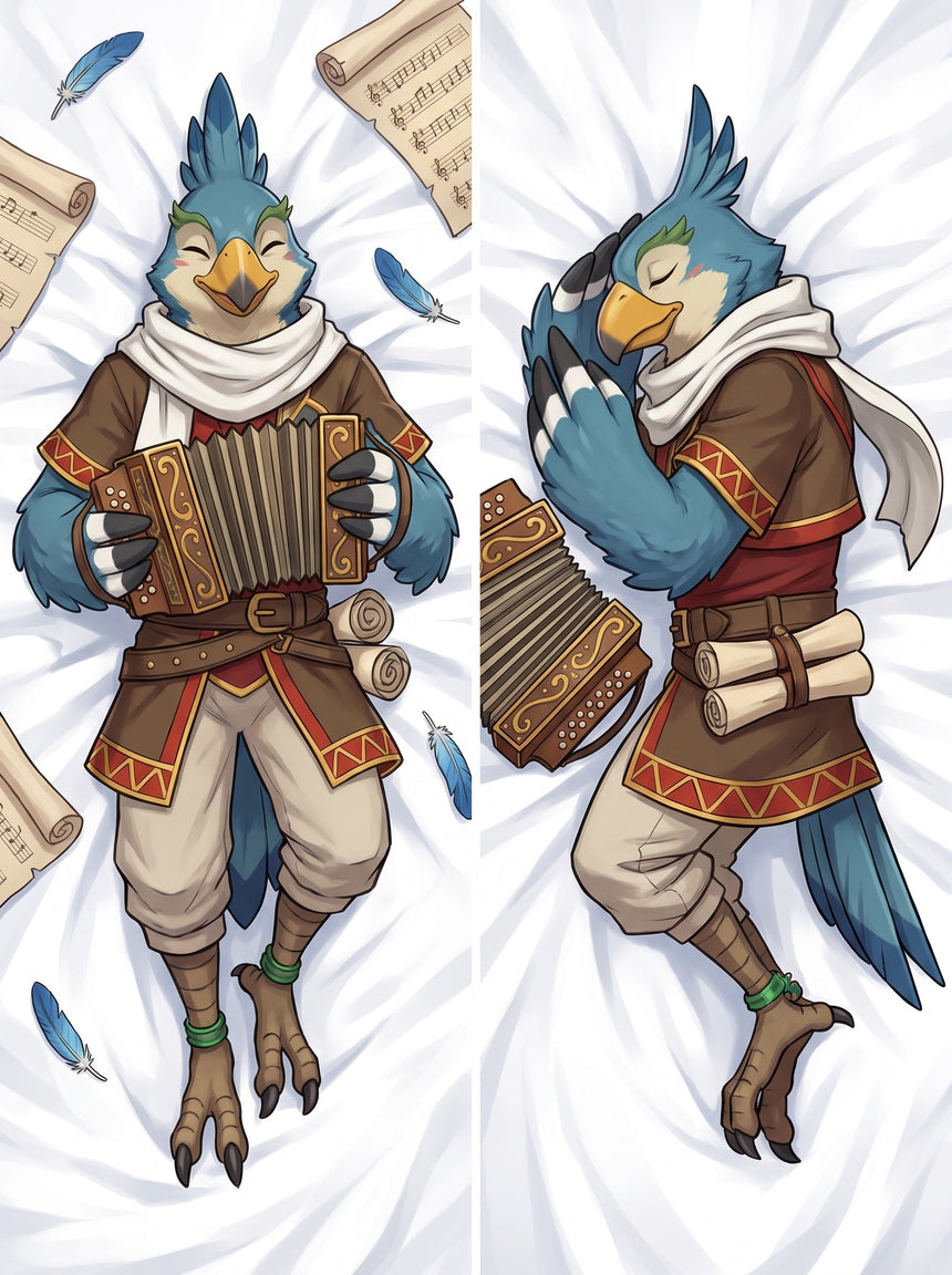 Dakimakura Kass Zelda Bardo Rito con Fisarmonica