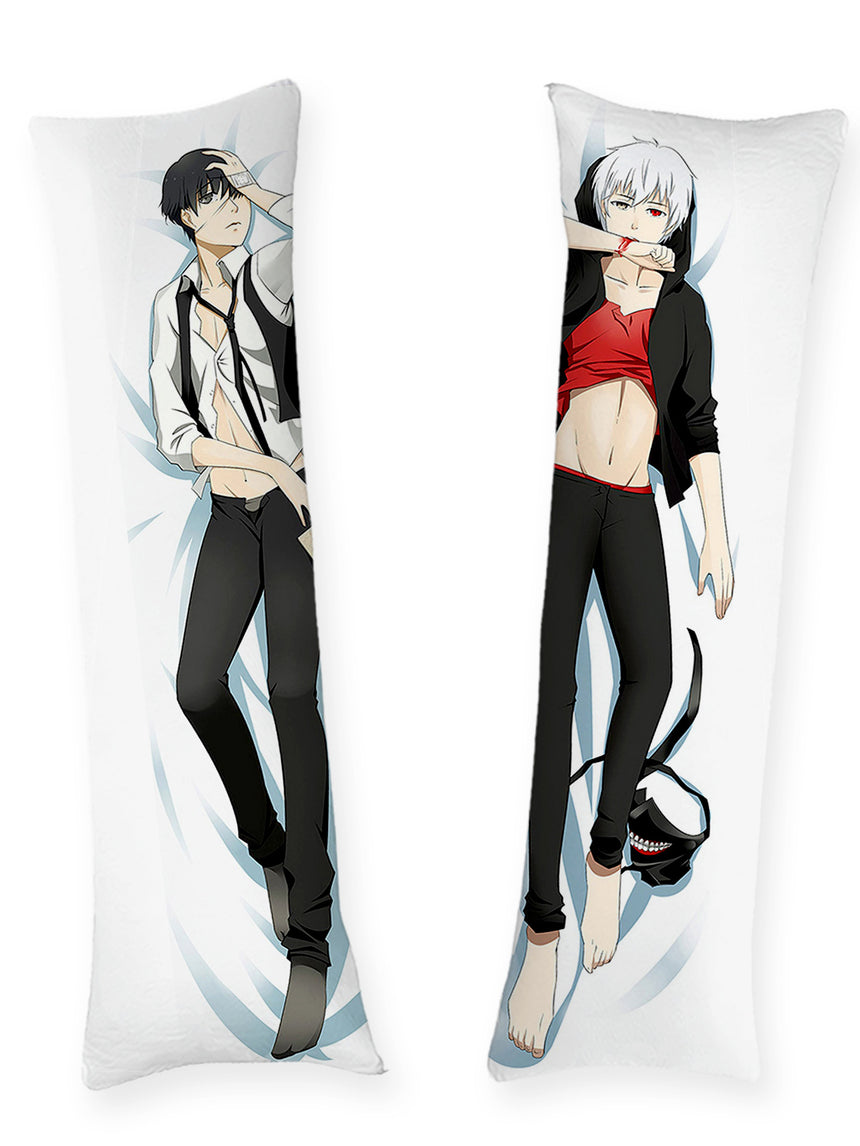 Dakimakura Ken Kaneki Bianco e Nero