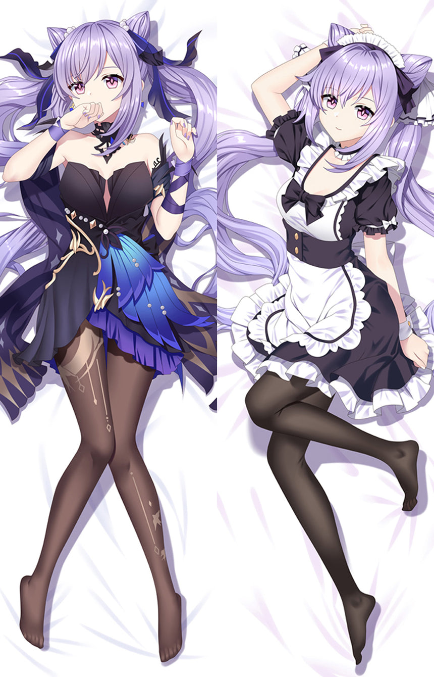Dakimakura Keqing Costume da Cameriera