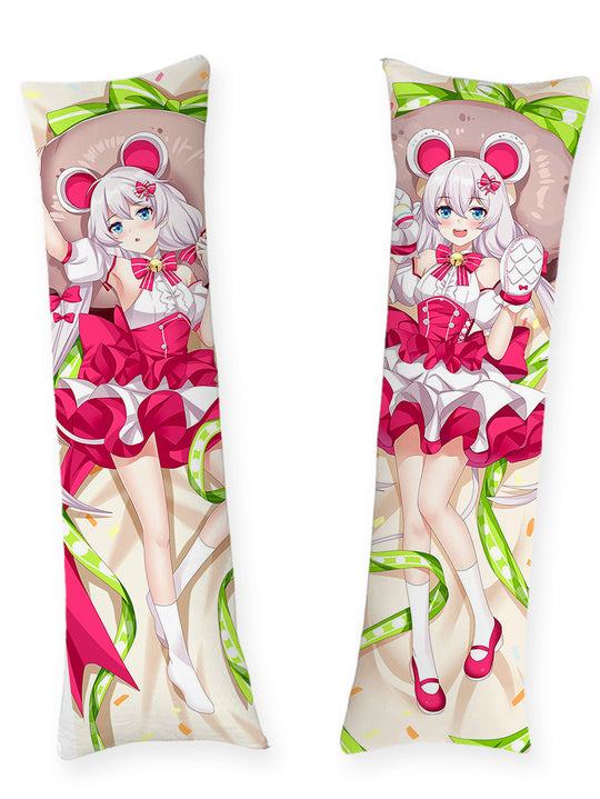Dakimakura Kiana Kaslana Abito Rosa con Fiocco