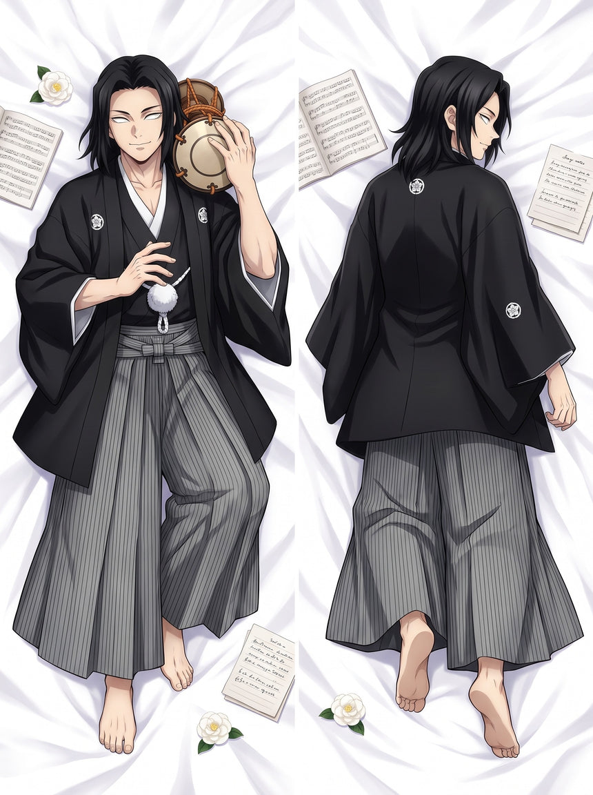 Dakimakura Kyogai Umano Suonatore di Tsuzumi Kimono Formale