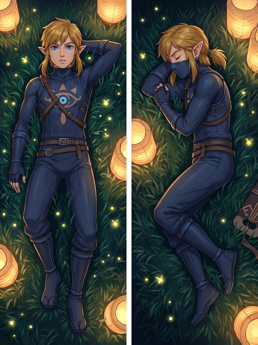 Dakimakura Link Legend of Zelda Furtività Sheikah