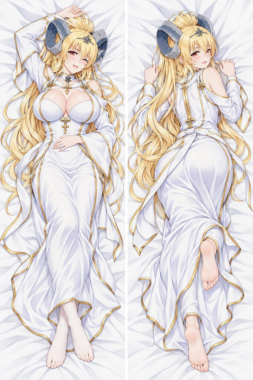 Lucifer White Gown Body Pillow