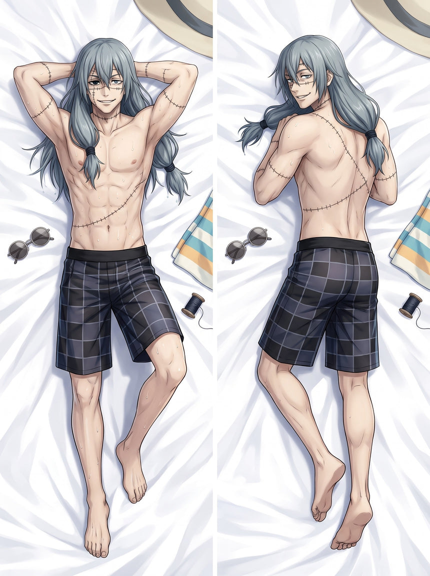 Dakimakura Mahito Bordo Piscina Costume a Quadri
