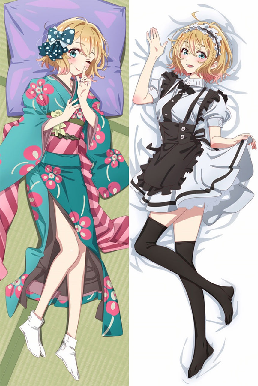 Dakimakura Mami Nanami Kimono Verde Acqua