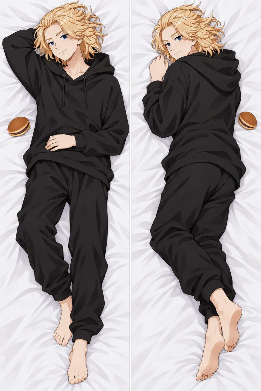 Mikey Black Hoodie Body Pillow