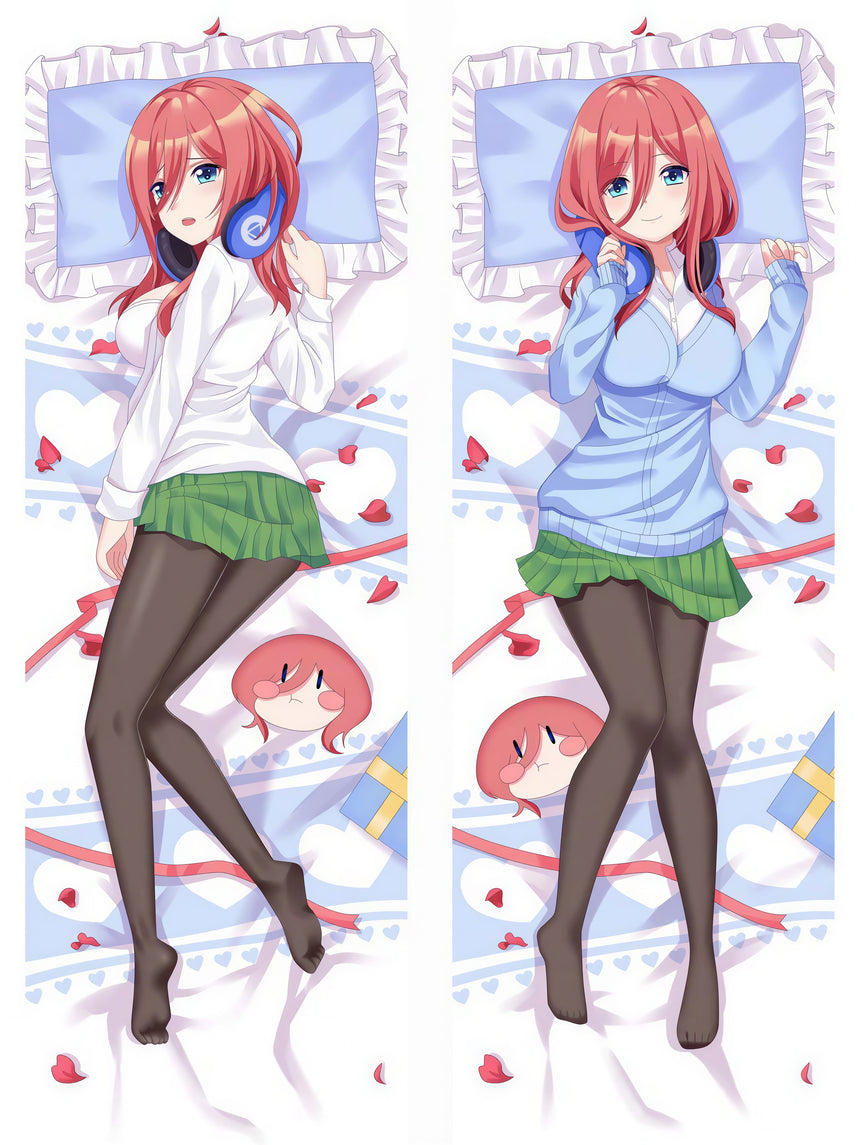 Dakimakura Miku Nakano con Cuffie 2