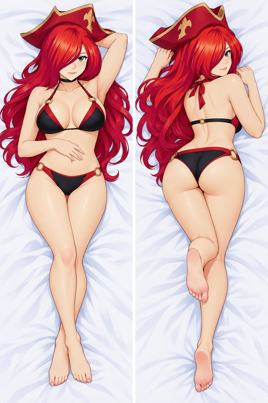 Miss Fortune Pirate Bikini Body Pillow