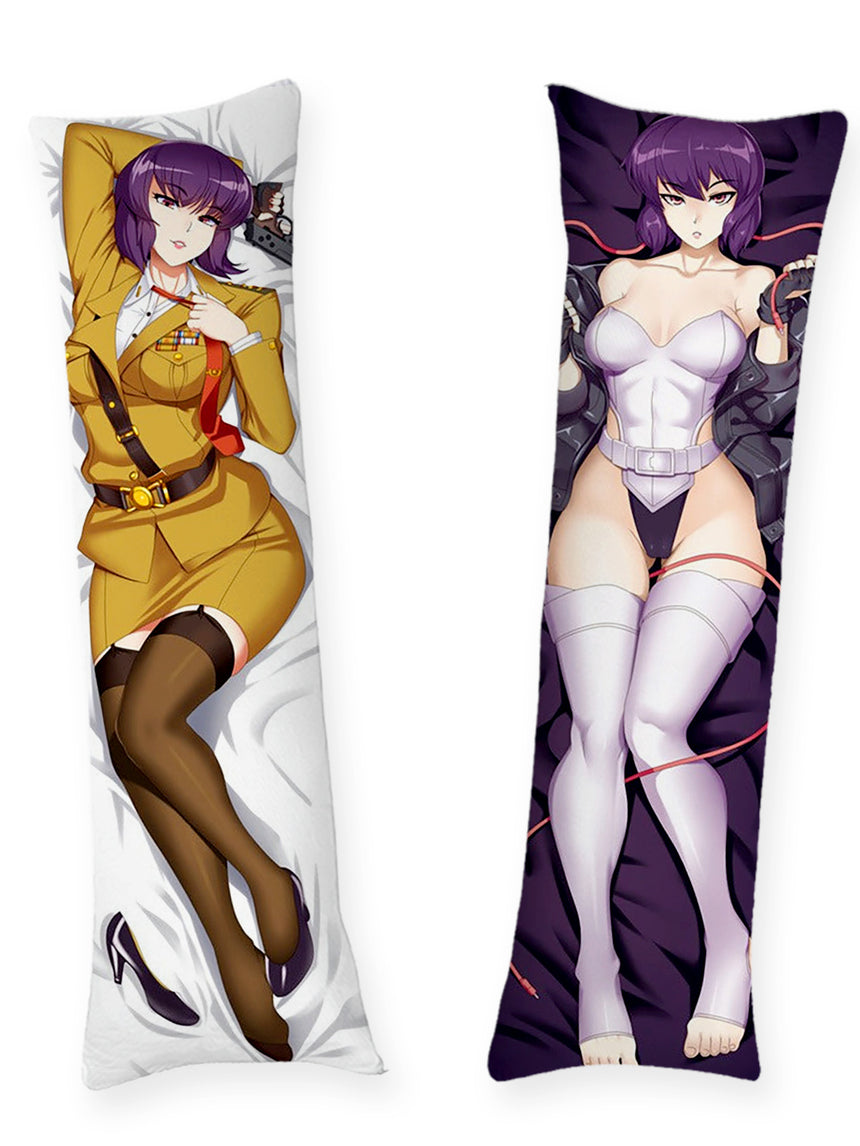 Dakimakura Motoko Kusanagi Uniforme e Body Bianco