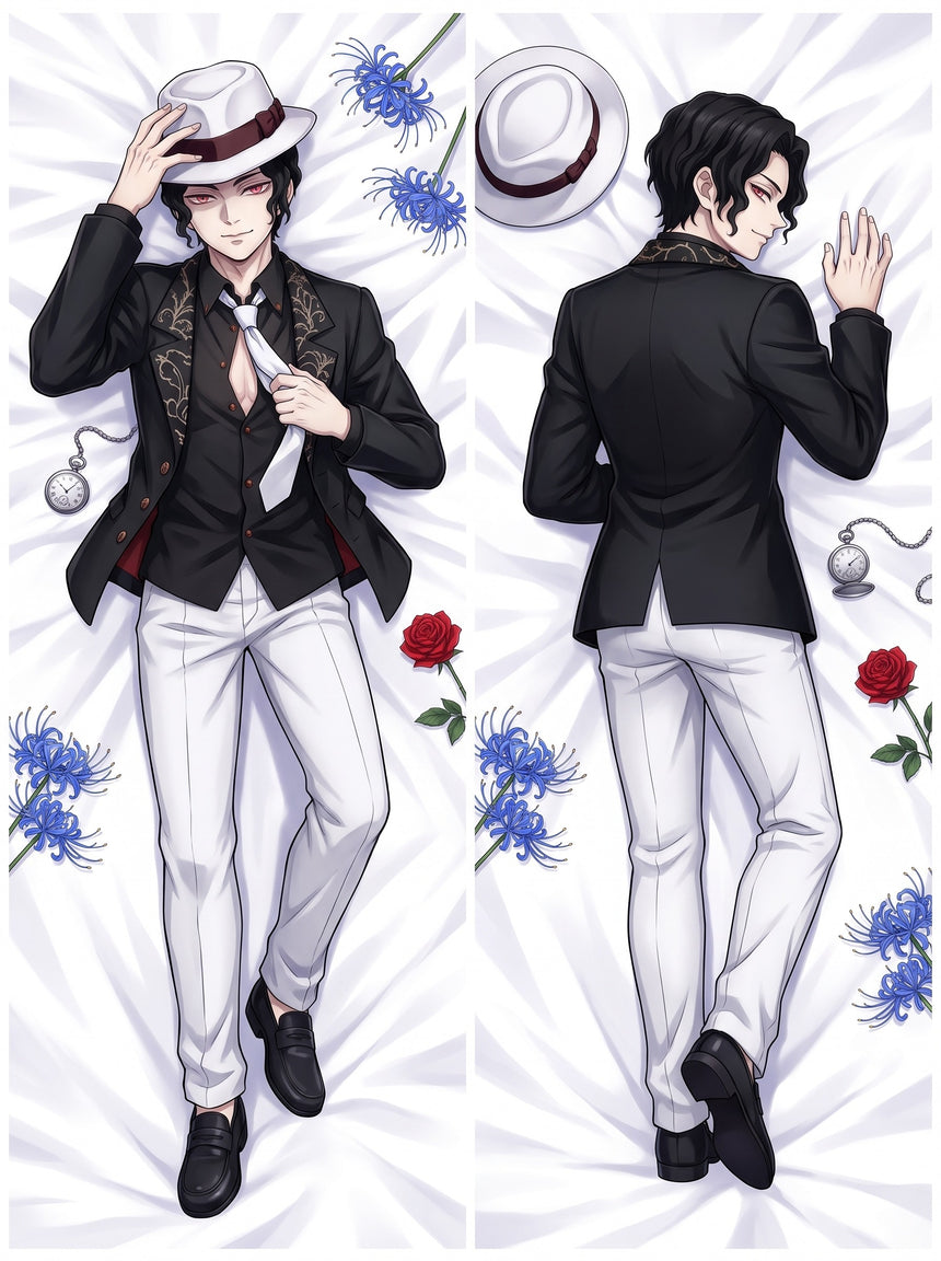 Dakimakura Muzan Asakusa Completo Bianco con Fedora